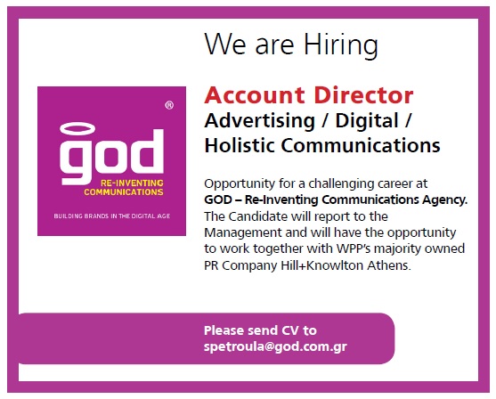 advertising-god aggelia-account director